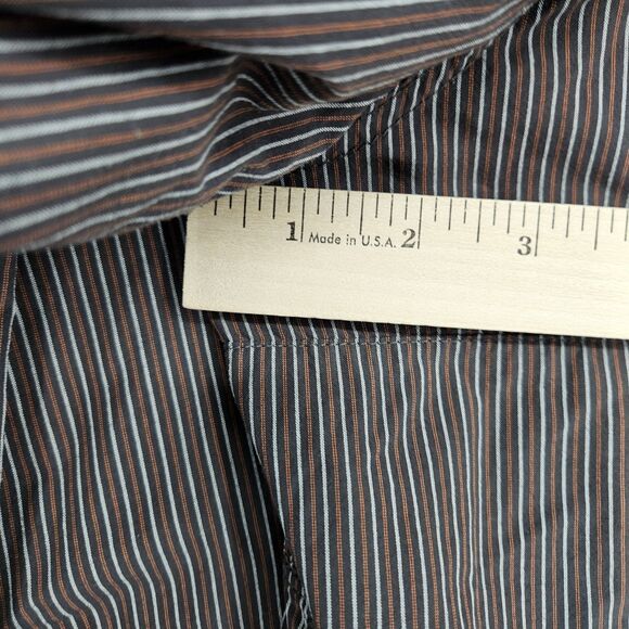 North Face Shirt Mens 2XL Striped Button Up Lightweight Nylon Hiking Outdoor - Picture 8 of 12